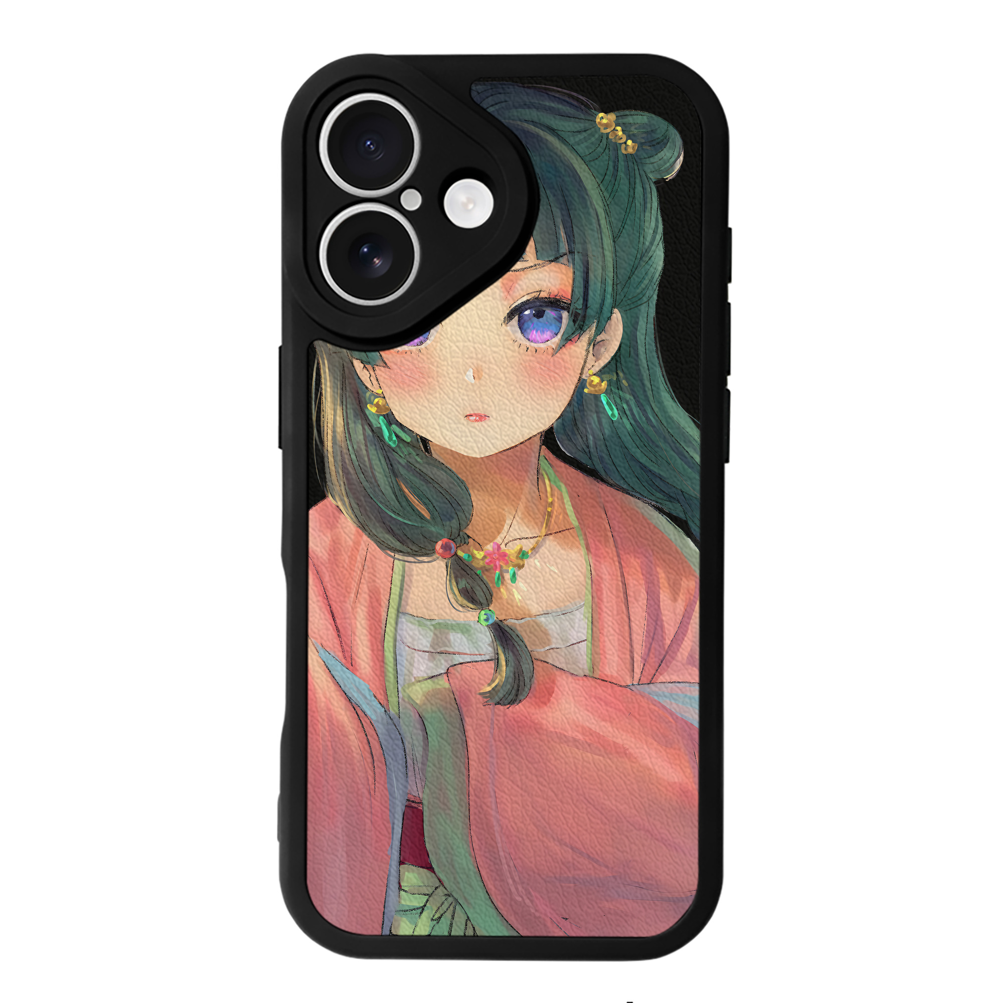 （画像用） 薬屋のひとりごと The Apothecary Diaries 【iPhone 16シリーズ対応】シリコンスマホケース（レザー調） 材質：シリコン